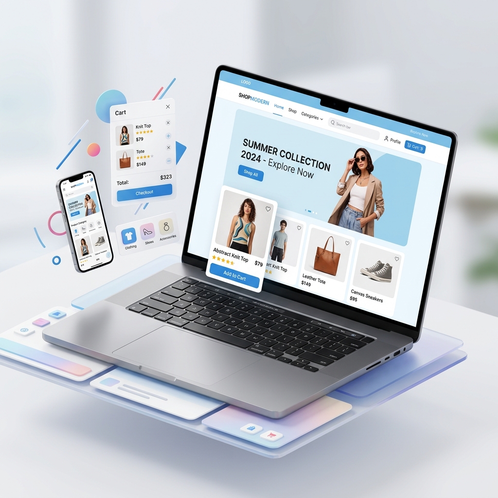 Skyline E-Commerce Platform Mockup